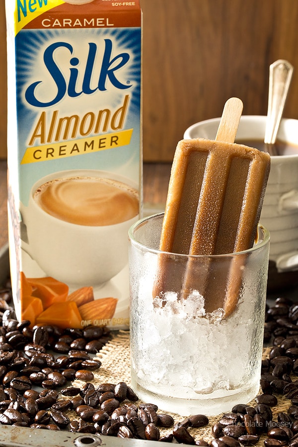 Get your summer caffeine fix with these 3 ingredient Caramel Latte Pops. Eat one on the go or as an afternoon snack.