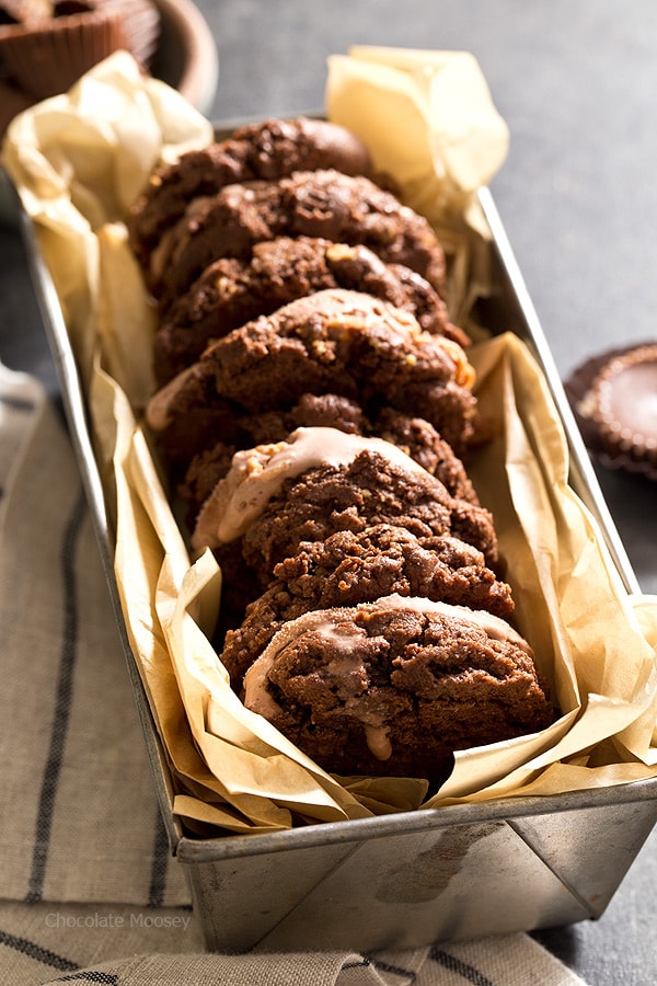 Make every day Ice Cream Sandwich Day with these Chocolate Peanut Butter Ice Cream Cookie Sandwiches made with soft homemade chocolate peanut butter cookies.