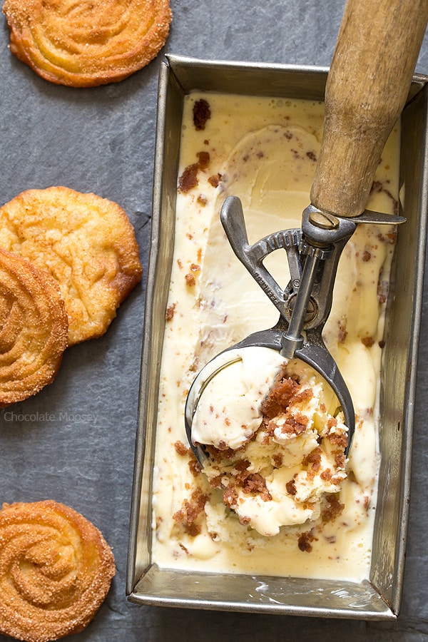Think outside the cookie for your next ice cream sandwich! Churro Ice Cream Sandwiches made with homemade churros and homemade cinnamon sugar churro ice cream