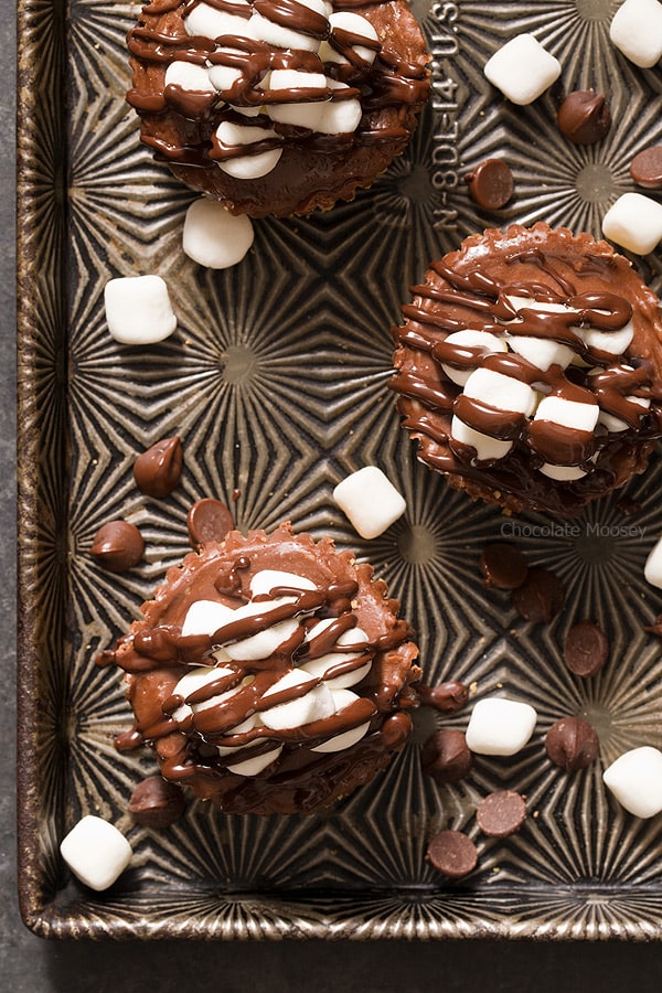 Mini Chocolate Cheesecakes (Small Batch)