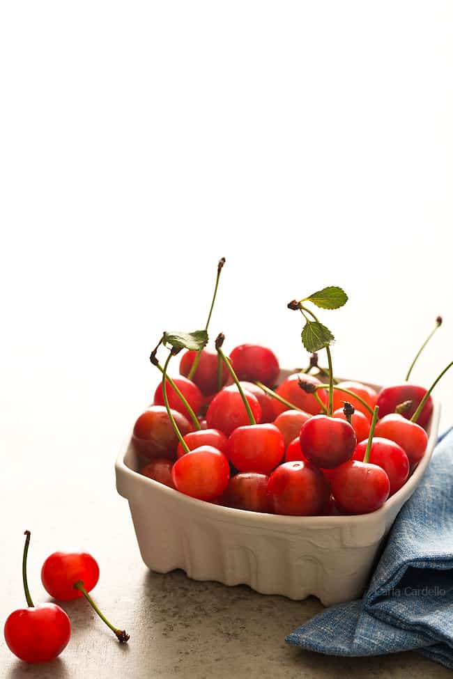 Picking Sour Cherries For Cherry Jam