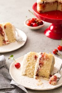 Cherry Vanilla Cake (6 Inch) - Homemade In The Kitchen