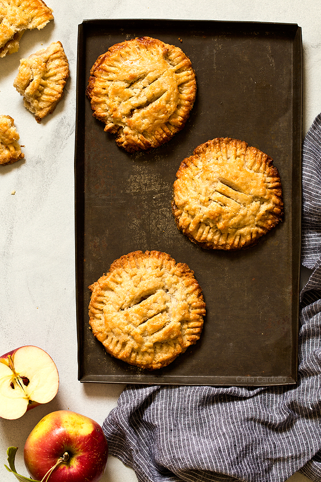 Small Batch Apple Hand Pies for fall baking