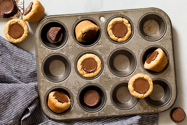 Small Batch Peanut Butter Cookie Cups