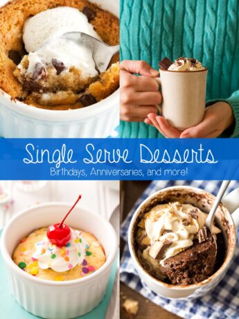 Single Serve Desserts recipe collage