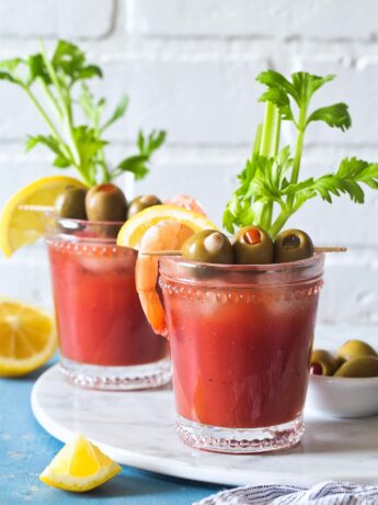 Small Batch Bloody Mary recipe made with tomato juice isn't like any other you've had, thanks to one secret ingredient.