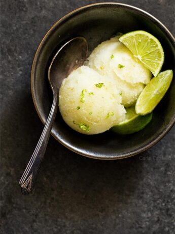 Small Batch Margarita Sorbet