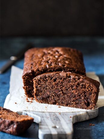 one 9x5 loaf of Chocolate Zucchini Bread