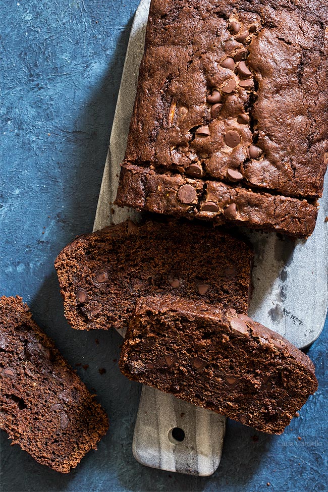 Deliciously moist Chocolate Zucchini Bread