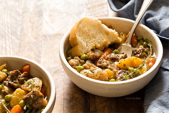 Instant Pot Beef Stew - Dinner For Two