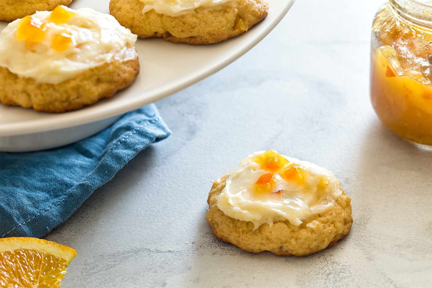 Small Batch Orange Marmalade Cookies