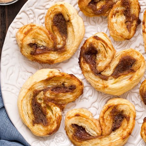 Apple Butter Palmiers