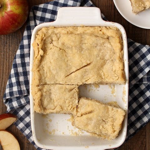 Apple Half Slab Pie