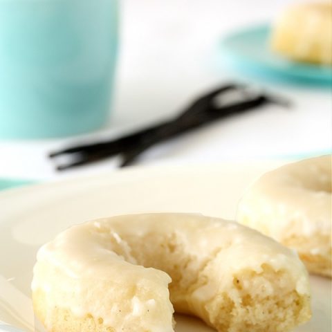 Baked Vanilla Bean Doughnuts