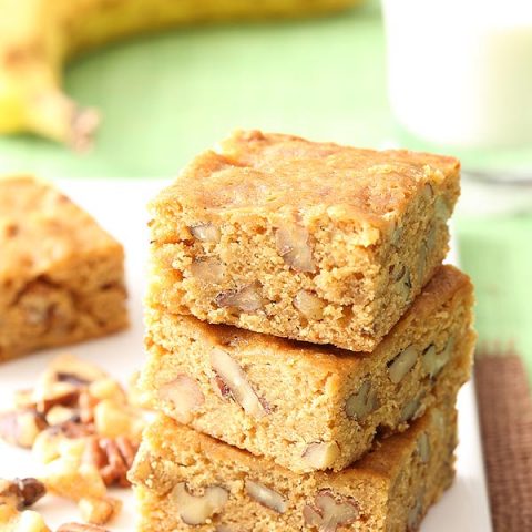 Banana Blondies