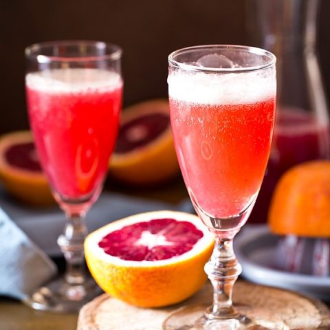 Blood Orange Mimosas