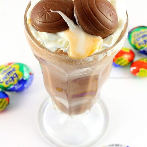 Cadbury Creme Egg Milkshake