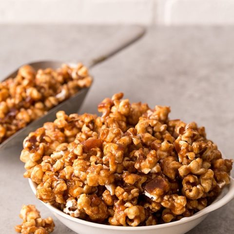 Caramel Apple Butter Popcorn