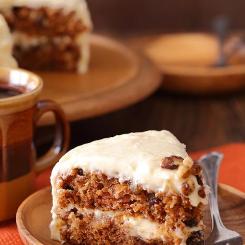 Carrot Cake Layer Cake with Buttermilk Cream Cheese Frosting