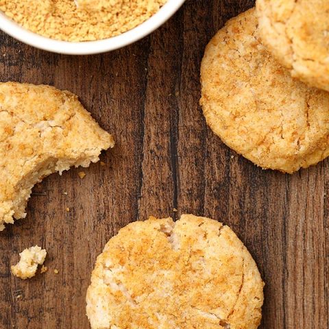 Small Batch Eggless Cheesecake Cookies