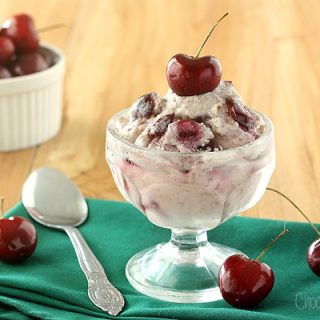 Cherry Almond Coconut Ice Cream