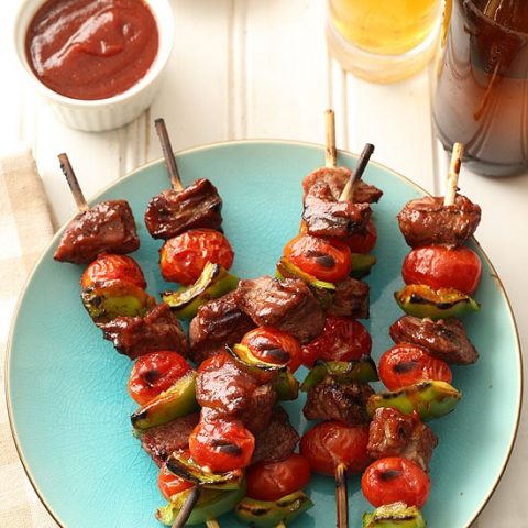 Chipotle Barbecue Lamb Kabobs