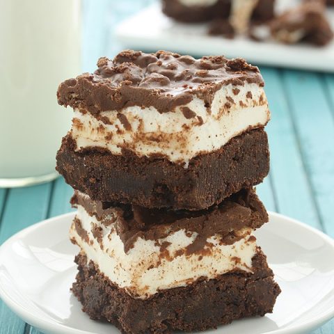 Crispy Peanut Butter Marshmallow Brownies