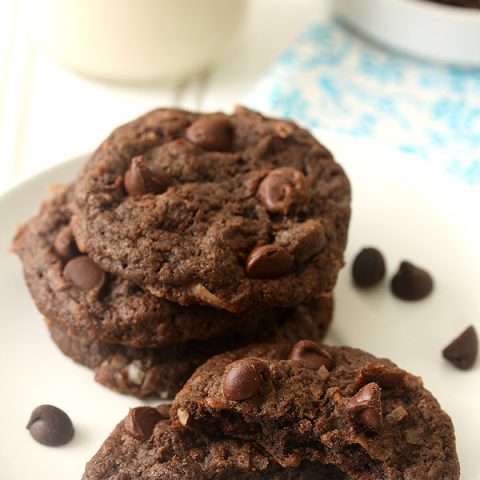 Chocolate Coconut Cookies (Egg Free)