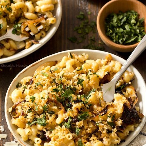 French Onion Macaroni and Cheese