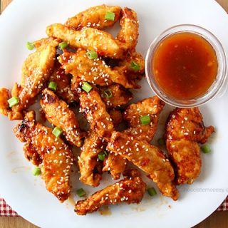 General Tso's Sweet Chili Chicken Strips