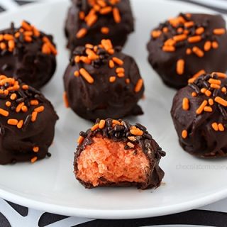 Halloween Cheesecake Truffles