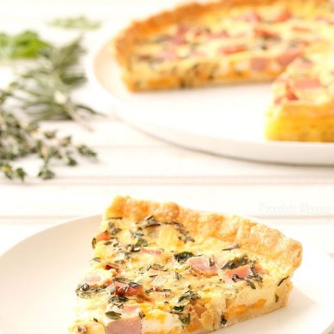 Ham and Herb Quiche