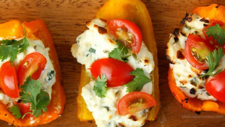 Herbed Cream Cheese Grilled Bell Pepper Boats,Chicken Breast Calories