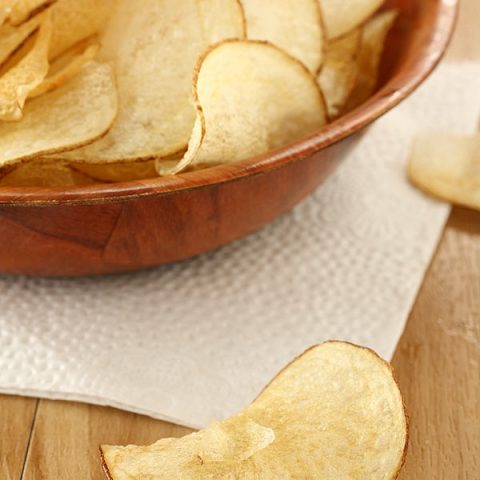 Homemade Salt and Vinegar Chips