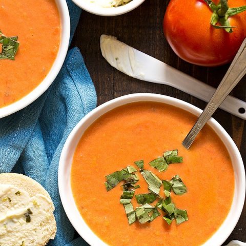 Homemade Tomato Soup For Two