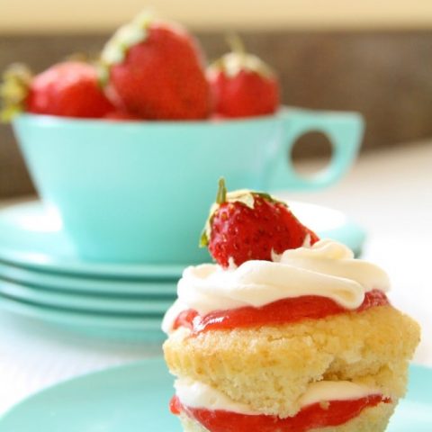 Strawberry Shortcake Cupcakes