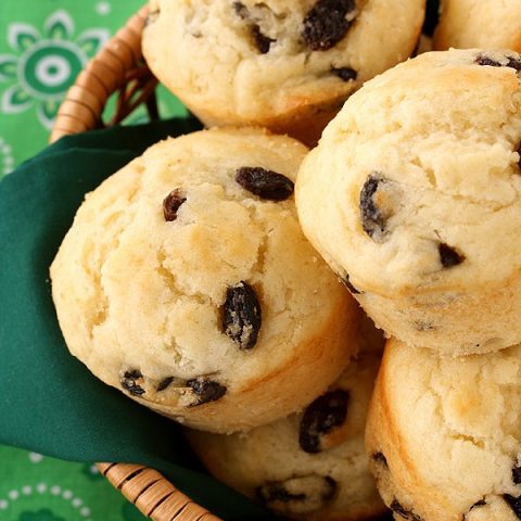 Irish Soda Bread Muffins (Small Batch)