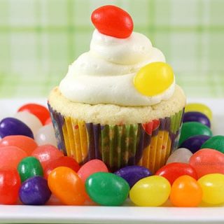 Jelly Bean Cupcakes