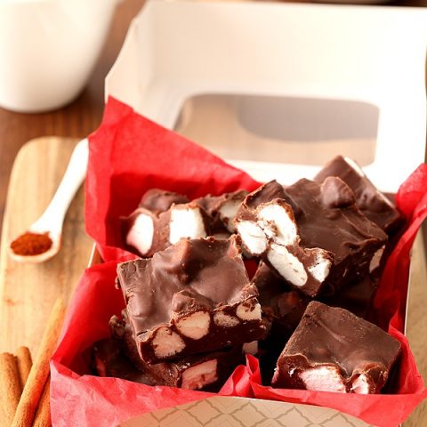 Mexican Hot Chocolate Fudge