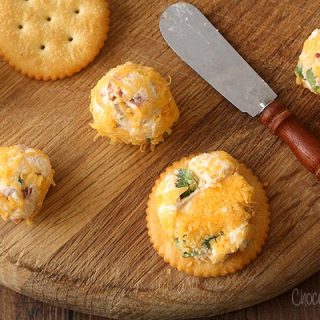 Jalapeno Popper Cheese Ball Bites