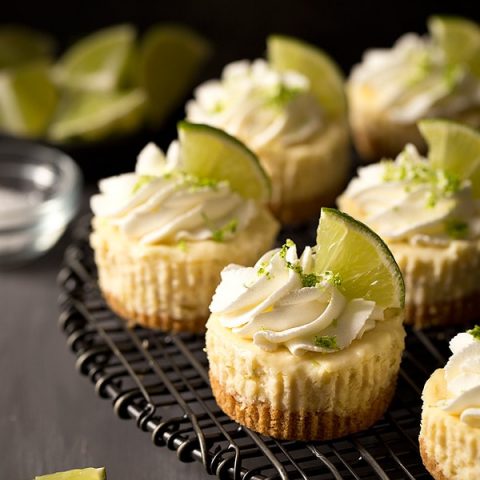 Mini Margarita Cheesecakes