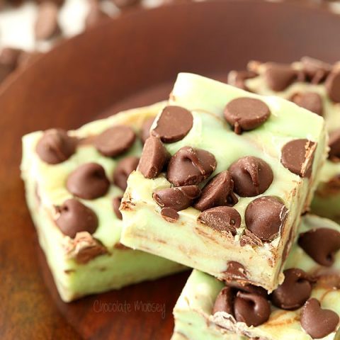 Mint Chocolate Chip Fudge