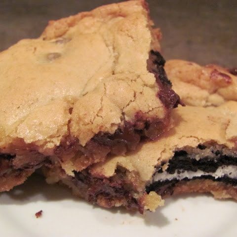 Oreo Stuffed Blondies