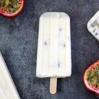 Passion Fruit and Coconut Milk Pops