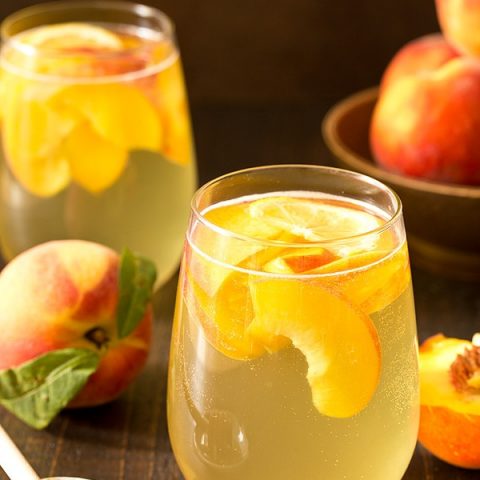 Peach Honey Sangria