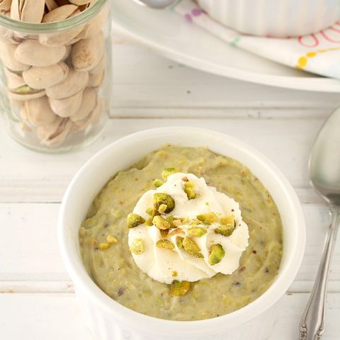 Pistachio Pudding For Two (From Scratch)