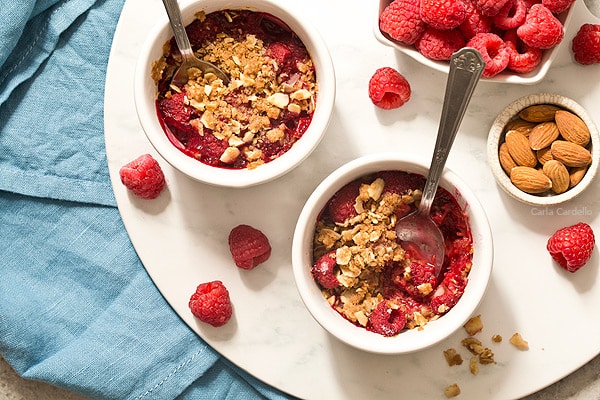 Raspberry Crisp For Two - Homemade In The Kitchen