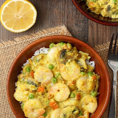 Shrimp Curry Without Coconut Milk