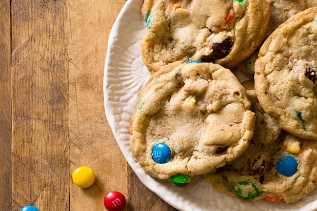 Small Batch M&M Cookies