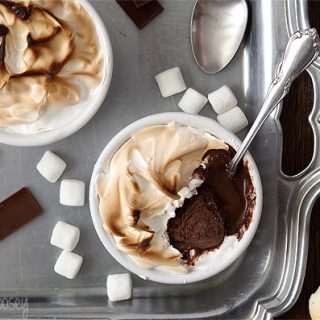 S'mores Baked Alaska For Two